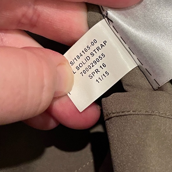 Banana republic olive ruched green midi dress - Picture 7 of 7